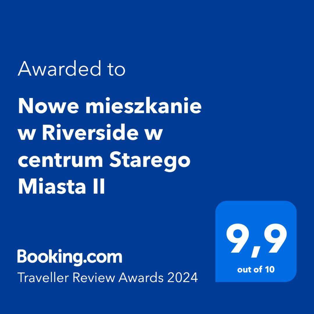 Nowe Mieszkanie W Riverside W Centrum Starego Miasta II Z Parkingiem Gdańsk Buitenkant foto