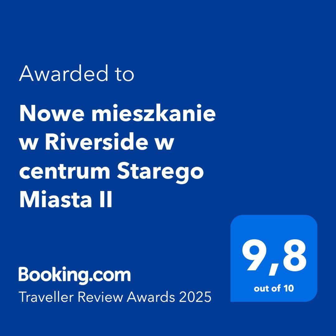 Nowe Mieszkanie W Riverside W Centrum Starego Miasta II Z Parkingiem Gdańsk Buitenkant foto
